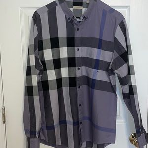 Burberry Button Down Large Fitted